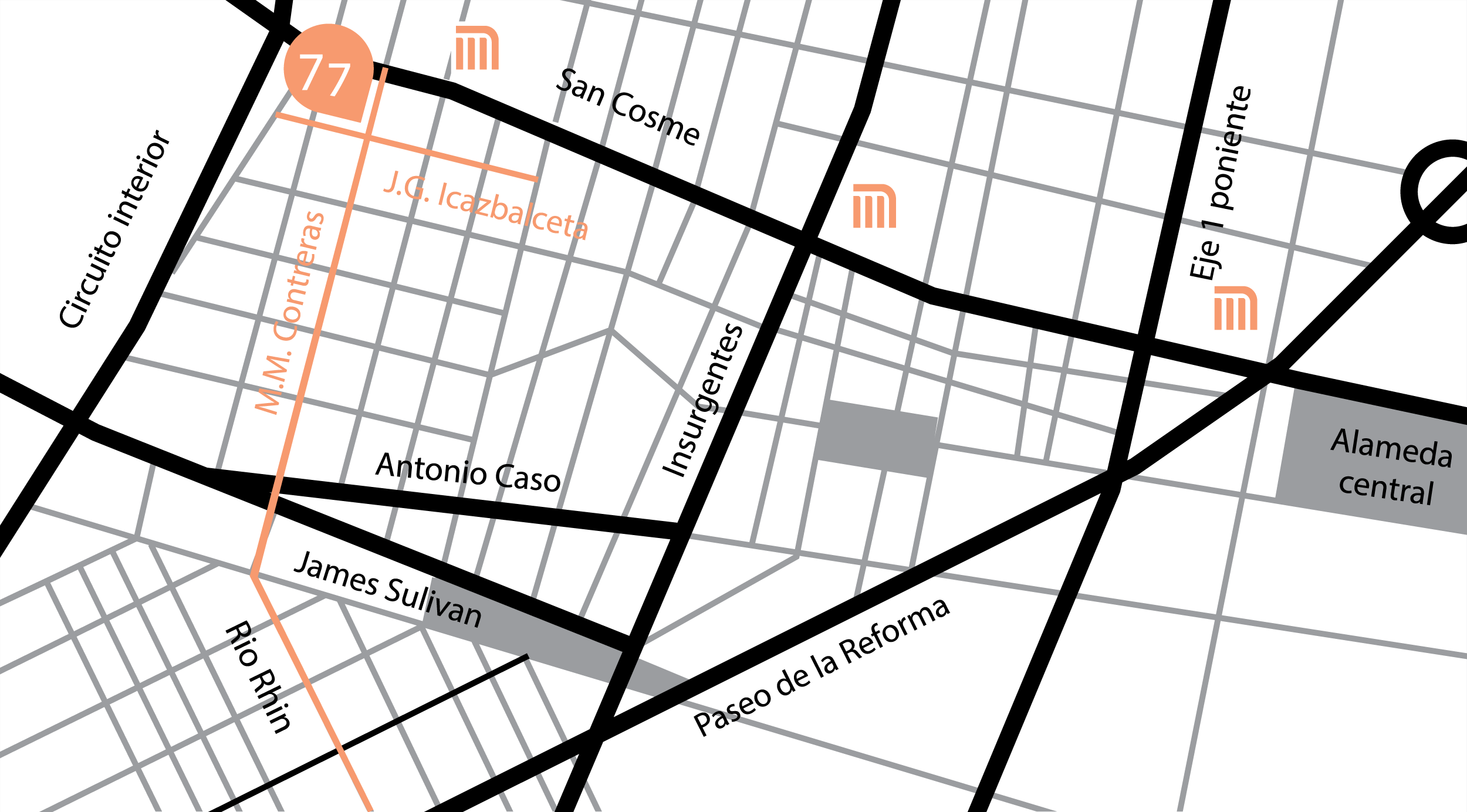 mapa Patio77